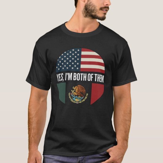Yes, I’m Both of Them– Proud Dual Identity Citizen T-shirt (Voorkant)