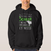 Yes I Really Do Need All These Cows Present Hoodie (Voorkant)