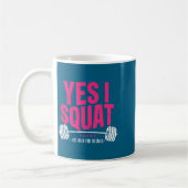Yes I Squat See Back For Details Funny Gym Workout Koffiemok (Links)