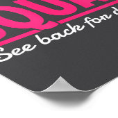 Yes I Squat See Back For Details Funny Gym Workout Poster (Hoek)