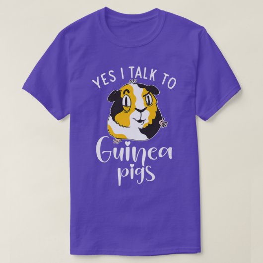 Yes i talk to Cute Guinea Pigs Premium  T-shirt (Design voorkant)
