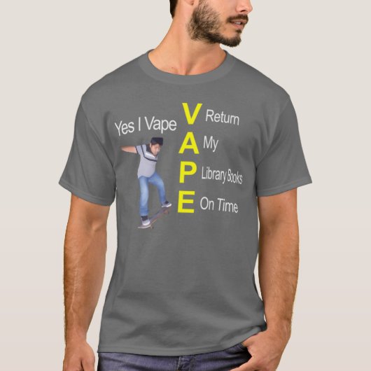Yes I Vape Dank T-shirt (Voorkant)