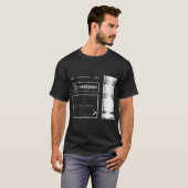 Yes I'm a Mess Audiografiek (met Spotify-code) T-shirt (Voorkant volledig)