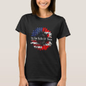 Yes I'm Both Of Them Half American Half Canadian D T-shirt (Voorkant)
