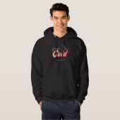 Yes I'm Cold Me 24 7  Freezing Sarcastic Quote Ret Hoodie (Voorkant volledig)