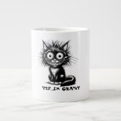 Yes....I'm crazy Grote Koffiekop (Voorkant)