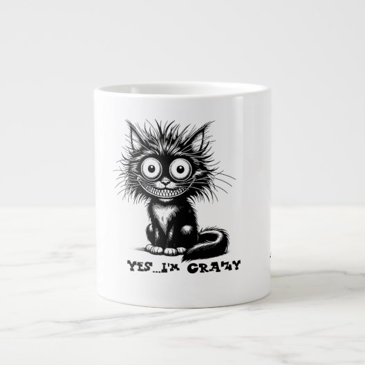 Yes....I'm crazy Grote Koffiekop (Voorkant)