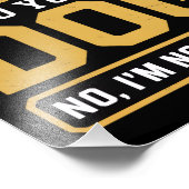 Yes I'm Talking to Your Dog Owners Dog Trainer Pet Foto Afdruk (Hoek)