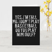 Yes I'm Tall No I Don't Play Sketll 2  Kaart (Gele Bloem)