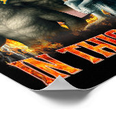 Yes I'm The Alpha In This Room Funny Alpha Wolf Me Poster (Hoek)