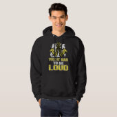 Yes It Has To Be Loud Saxophone Music Teacher Hoodie (Voorkant volledig)