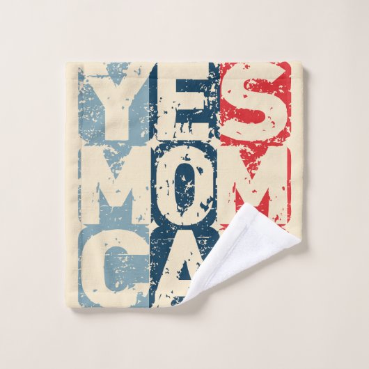 Yes Mom Can Bad Handdoek (Wasdoekje)
