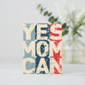 Yes Mom Can Briefkaart (Staand voorkant)