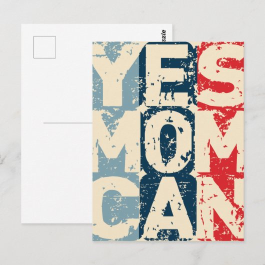 Yes Mom Can Briefkaart (Voorkant / Achterkant)