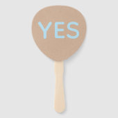 Yes or No Wedding Game Paddles  Handwaaier (Voorkant)