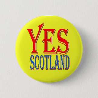 YES Scotland pin badge Ronde Button 5,7 Cm