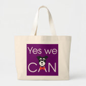 Yes we CAN Grote Tote Bag (Voorkant)