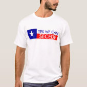 Yes We Can Secede T-shirt (Voorkant)
