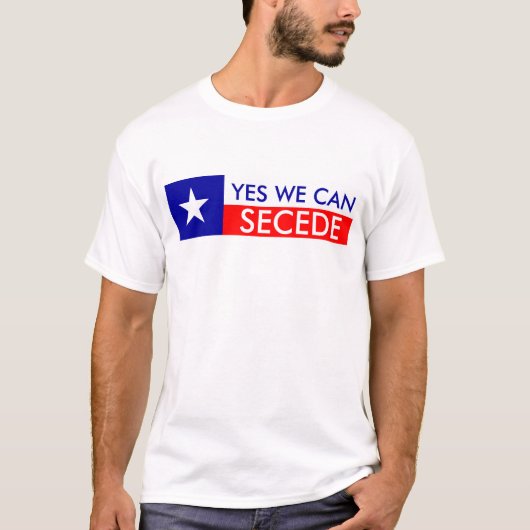 Yes We Can Secede T-shirt (Voorkant)