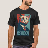 Yes We Cat T-shirt (Voorkant)