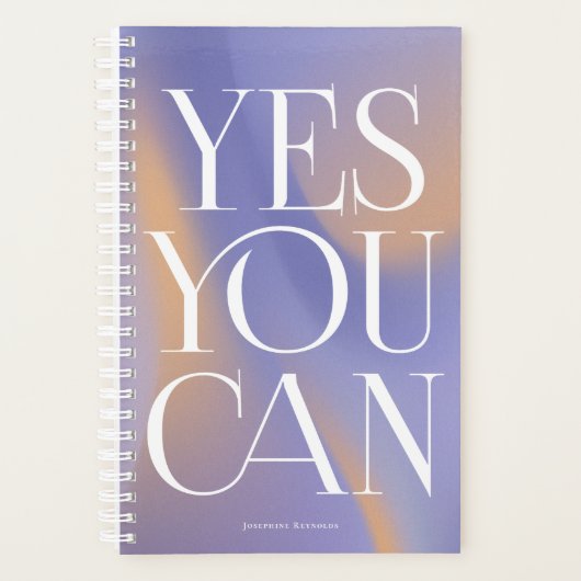 Yes You Can Personalized Gradient Planner (Voorkant)