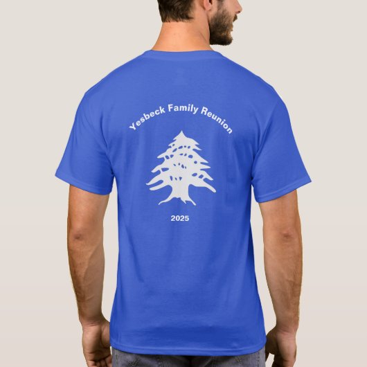 Yesbeck Family Reunion 2025 Shirt (Achterkant)