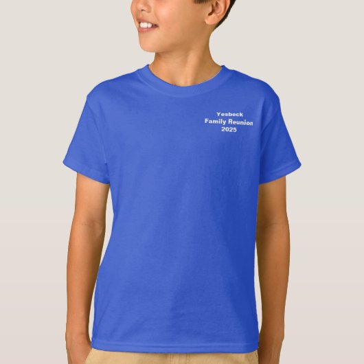 Yesbeck Family Reunion Shirt (Voorkant)