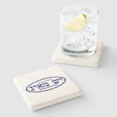 Yesh M'ayn (Ex Nihilo) Construction Company Stenen Onderzetter (Zijkant)