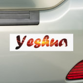 Yeshua 2 Effet lumièreTIF Bumpersticker (Op auto)