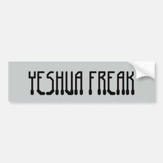 YESHUA BUMPERSTICKER (Voorkant)