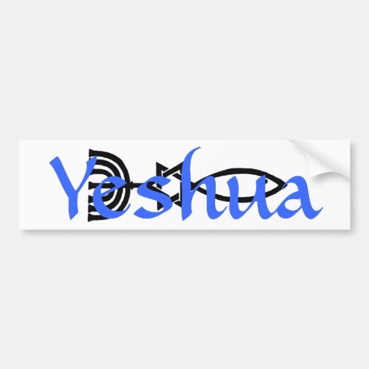 Yeshua Bumpersticker (Voorkant)