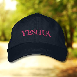 YESHUA Custom Word Embroidered Hat Geborduurde Pet