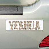 Yeshua effet manuscripcrit bumpersticker (Op auto)
