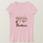 YESHUA HaMashiach De Hebreeuwse naam van Jezus Chr T-shirt (Design voorkant)