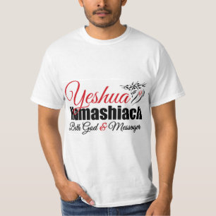 Yeshua Hamashiach, God en Messenger T-shirt
