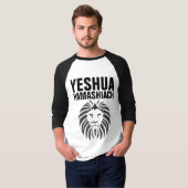 YESHUA HAMASHIACH, Jezus de Lon T-shirts (Voorkant volledig)