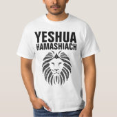 YESHUA HAMASHIACH, Leeuw van Juda T-shirts (Voorkant)