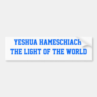 Yeshua HaMeschiach Bumpersticker