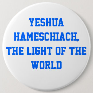 Yeshua HaMeschiach Ronde Button 6,0 Cm