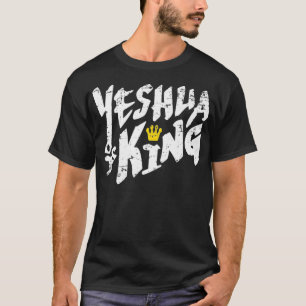 Yeshua is koning Hebreeuwse naam voor Jezus Premiu T-shirt