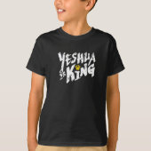 Yeshua is koning - Hebreeuwse naam voor Jezus T- T-shirt (Voorkant)