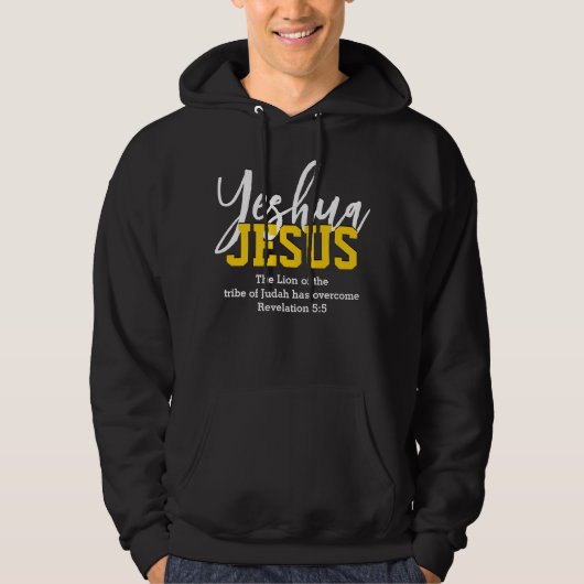 YESHUA JESUS CHRISTELIJK HOODIE (Voorkant)