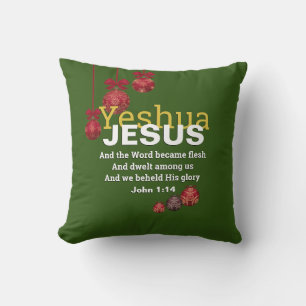 YESHUA JESUS Christelijke Kerstmis Kussen