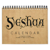 YESHUA Jesus Hebrew Joodse naam Christelijke Messi Kalender (Hoes)