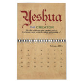 YESHUA Jesus Hebrew Joodse naam Christelijke Messi Kalender (Feb 2026)
