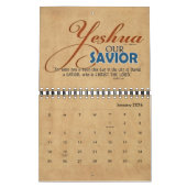 YESHUA Jesus Hebrew Joodse naam Christelijke Messi Kalender (Jan 2026)