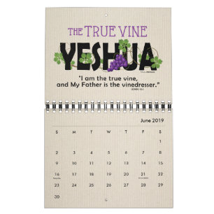 YESHUA Jesus Hebrew Joodse naam Christelijke Messi Kalender