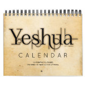 YESHUA Jesus Hebrew Joodse naam Christelijke Messi Kalender (Hoes)