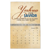 YESHUA Jesus Hebrew Joodse naam Christelijke Messi Kalender (Jan 2026)