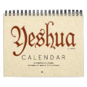 YESHUA Jesus Hebrew Joodse naam Christelijke Messi Kalender (Hoes)